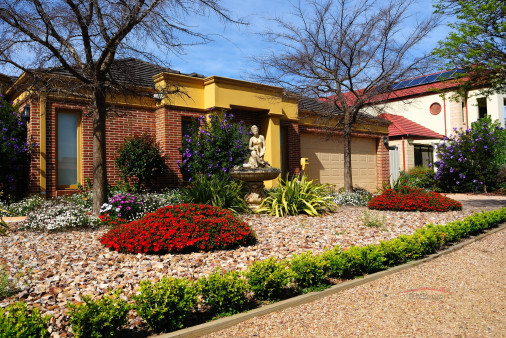 Beautiful front yard garden
